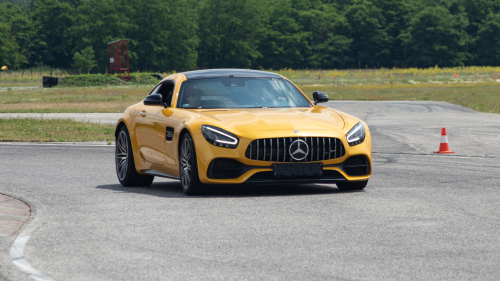 Mercedes AMG GT C élményautózás gyerekeknek a Kakucs Ringen 2