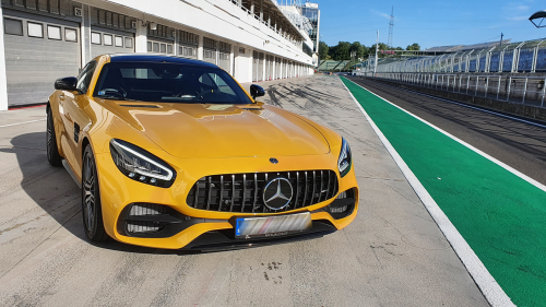 Mercedes AMG GT C élményautózás gyerekeknek a Kakucs Ringen 3