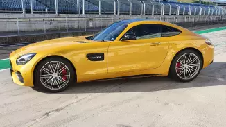 Mercedes AMG GT C Coupe vezetés a Kakucs Ringen