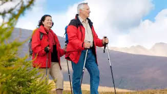 Nordic walking feltöltődés a Mátrában