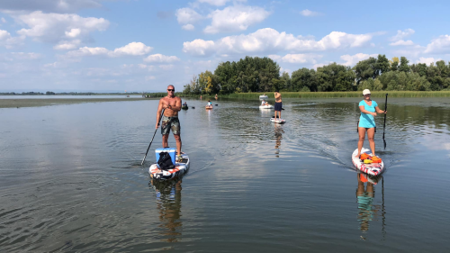 SUP túra Budapest alatti ráckevei Duna ágon 3