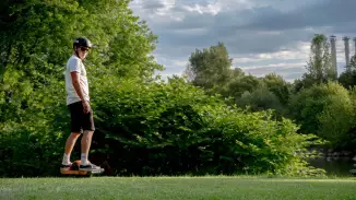 OneWheel kiteljesedés Velencei-tó kerüléssel egy napos túrán