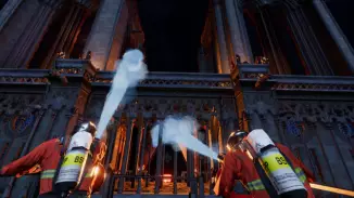 A lángoló Notre-Dame megmentése Szabadulószoba a VR Vidámparkban